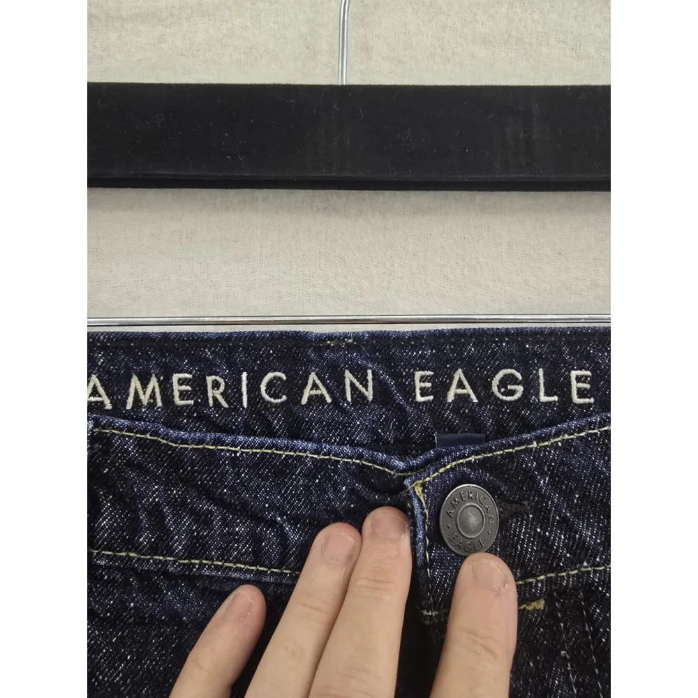 American Eagle Original Straight Dark Wash Denim Jeans. Mens Size 38/32